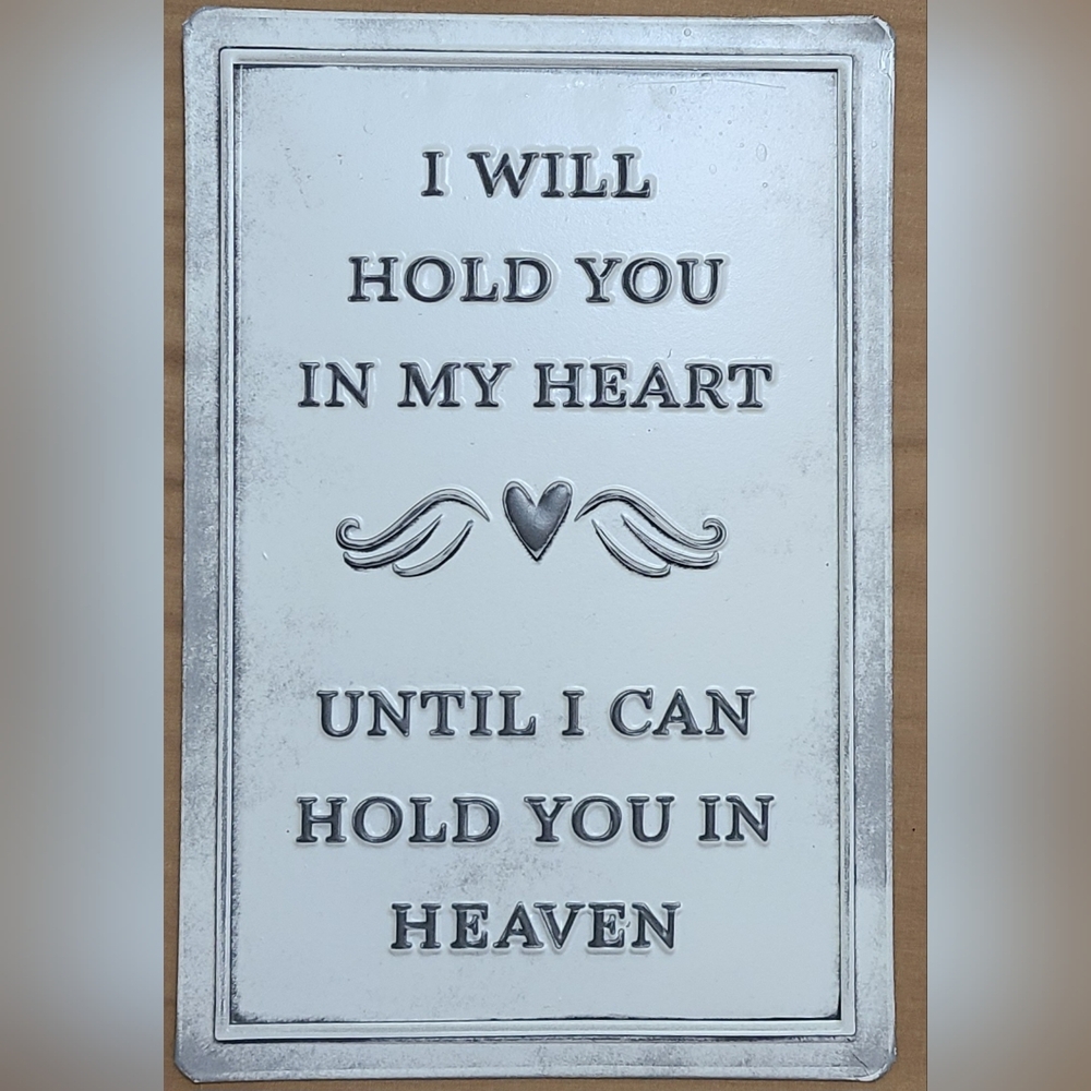 Sentimental Wall Plaque with Heart Design